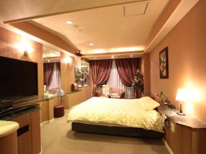 TV o dispositivi per l'intrattenimento presso G HOTEL 一宮 -Hotel & Resorts-