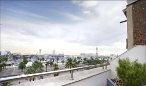 Výhľad na mesto Barcelona alebo výhľad na mesto priamo z apartmánu