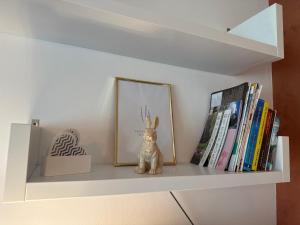 Knihovna v apartmánu