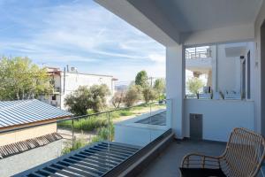 Balkón nebo terasa v ubytování Kleoniki & Irida Residential Complexes
