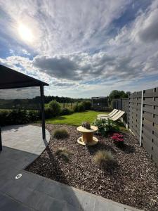 Zahrada ubytování Vakantiewoning Leberg