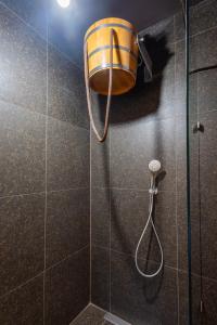 Koupelna v ubytování Hotel JISKRA na Čeladné