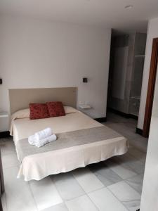 Postel nebo postele na pokoji v ubytování Hotel Océano Centro