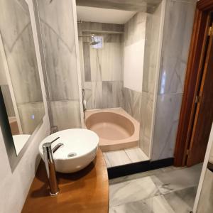 Koupelna v ubytování Hotel Océano Centro