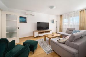 TV a/nebo společenská místnost v ubytování Comfortable Apartment