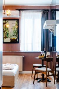 Χώρος καθιστικού στο Cheers Porthouse