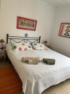 Postel nebo postele na pokoji v ubytování Apartamento frente al Mar