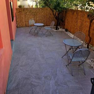 Patio nebo venkovní prostory v ubytování Pirgos Warm Studio for 3 by MPS