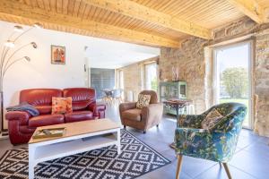 Χώρος καθιστικού στο Ty Lorch, penty 4 pers - 150m plage