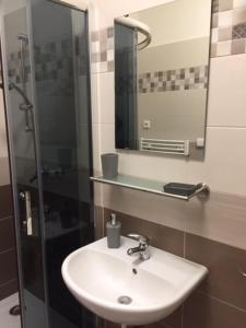 Kúpeľňa v ubytovaní Pension Kotva