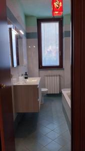 Koupelna v ubytování B&B 7 Laghi