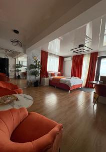 Χώρος καθιστικού στο Signature Promenada Hotel-Apartments 2