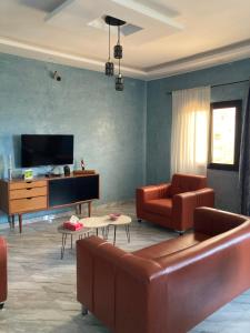 TV a/nebo společenská místnost v ubytování Appartement de standing