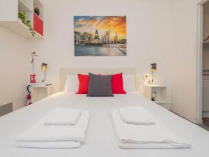 Posteľ alebo postele v izbe v ubytovaní Italstay - Suite sui Navigli - Pet friendly