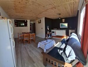 Μια τηλεόραση ή/και κέντρο ψυχαγωγίας στο Cabañas Don Félix