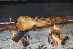 Gril dostupný pro hosty v bed and breakfast