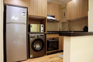 Кухня или мини-кухня в الزمالك شقة فندقية فاخرة -Zamalek Luxury Furnished apartment
