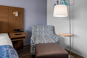 Letto o letti in una camera di Brisa Pacific Hotel Encinitas