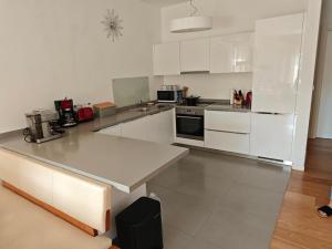 Kuchyň nebo kuchyňský kout v ubytování Premium Apartment Maj ****