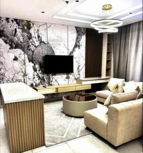 TV a/nebo společenská místnost v ubytování The Jagz Hotel