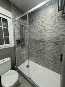 Koupelna v ubytování Hostal Los Mellizos