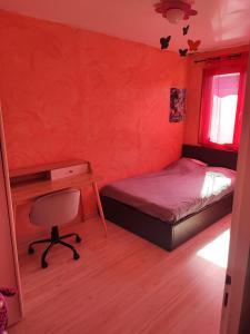 Postel nebo postele na pokoji v ubytování Les charmettes + 40 fotografií