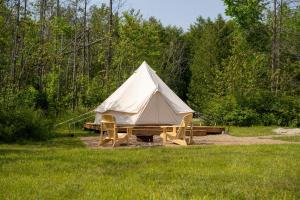 Příroda nedaleko luxury tent