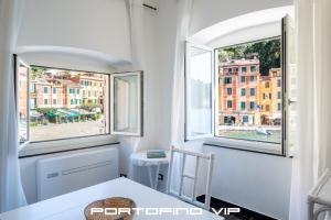 Postel nebo postele na pokoji v ubytování Angolo di mare by PortofinoVip