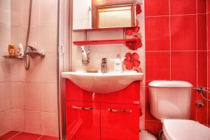 Ένα μπάνιο στο Apartments Simun
