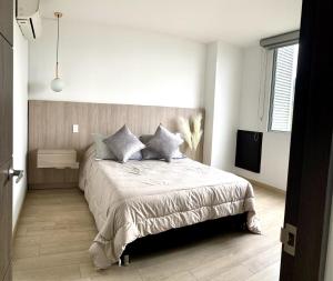 Postel nebo postele na pokoji v ubytování Elegante y comfortable Apartasuite!