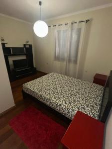 a bedroom with a bed in a room at Sea View Andrade 3 Bedroom House in Gaula