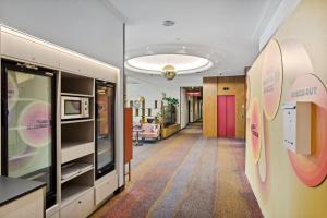 TV a/nebo společenská místnost v ubytování cozy self check-in rooms
