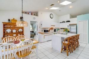 A kitchen or kitchenette at 2 Mi to Water Sebastian Home with Heated Pool!