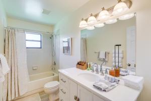 A bathroom at 2 Mi to Water Sebastian Home with Heated Pool!