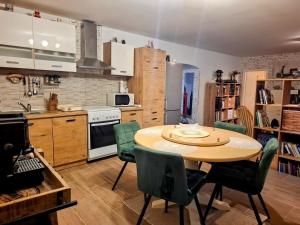 Kuchyň nebo kuchyňský kout v ubytování Apartment Kameni dvori