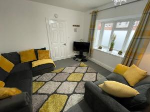 Χώρος καθιστικού στο Beautiful House in Cleethorpes Beachfront Area sleeps up-to 6