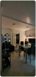 Χώρος καθιστικού στο Habitacion con baño privado