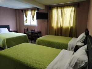 Postel nebo postele na pokoji v ubytování Hotel Fontana Real