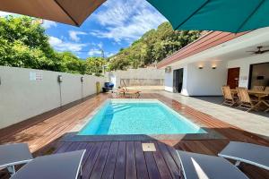 Villa Moea private pool confort & serenity in Pirae - AC- Wifi - 3 bdr内部或周边的泳池