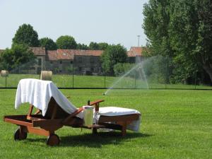 Zahrada ubytování B&B Nelly