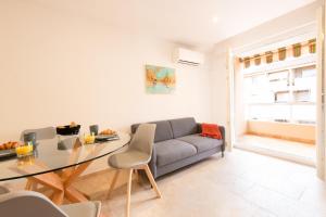 Χώρος καθιστικού στο Real Regina garage prive centre ville et plage