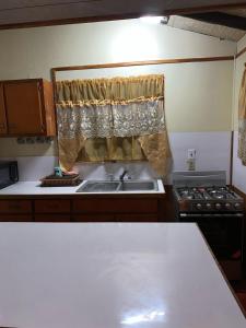 Kuhinja oz. manjša kuhinja v nastanitvi AJs Cottage Escape