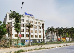 Bygningen som hotellet ligger i