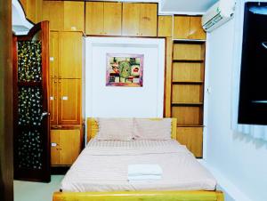 Voodi või voodid majutusasutuse Sakura Hostel Saigon toas