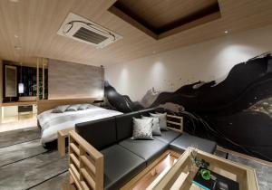 HOTEL 翠 sui -TIMELESS GARDEN-的休息区