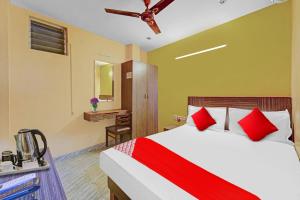 Postel nebo postele na pokoji v ubytování Hotel O Prime Rooms guest house