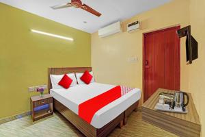 Postel nebo postele na pokoji v ubytování Hotel O Prime Rooms guest house