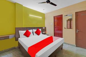 Postel nebo postele na pokoji v ubytování Hotel O Prime Rooms guest house