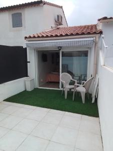 Balkón nebo terasa v ubytování Chambre d'hôtes