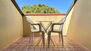 A balcony or terrace at Hotel Zanella